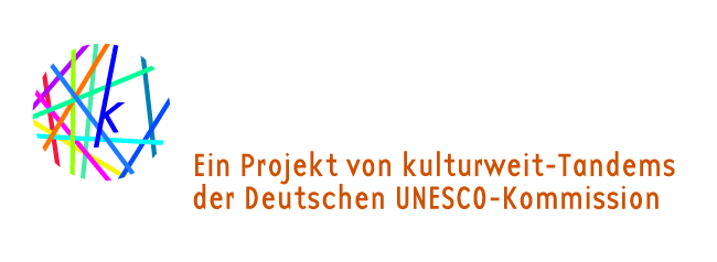 UNESCO kulturweit Tandem Logo Schriftzug CMYK